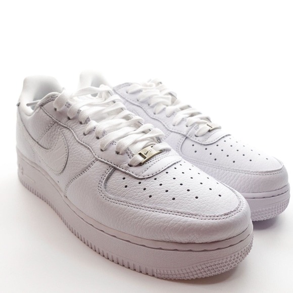 Nike Air Force One 1 Low \'07 Craft Triple White Croc CU4865-100 Mens Size 11 main image 9